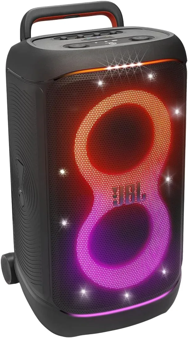 JBL PartyBox Encore 2 Portable Bluetooth Speaker JBLPBENCORE2UK with Wireless Mic, AI Boost, 15H Battery, Dynamic Lights, Auracast, Karaoke & Guitar Input, IPX4 Splashproof - Image 14