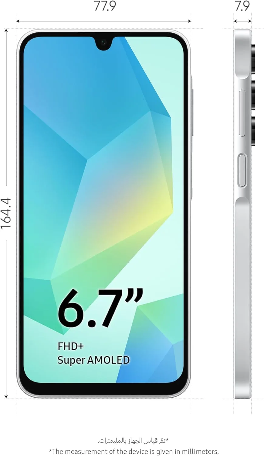 Samsung Galaxy A16 LTE Smartphone – 4GB RAM, 128GB Storage, Dual SIM, Gray - Image 3