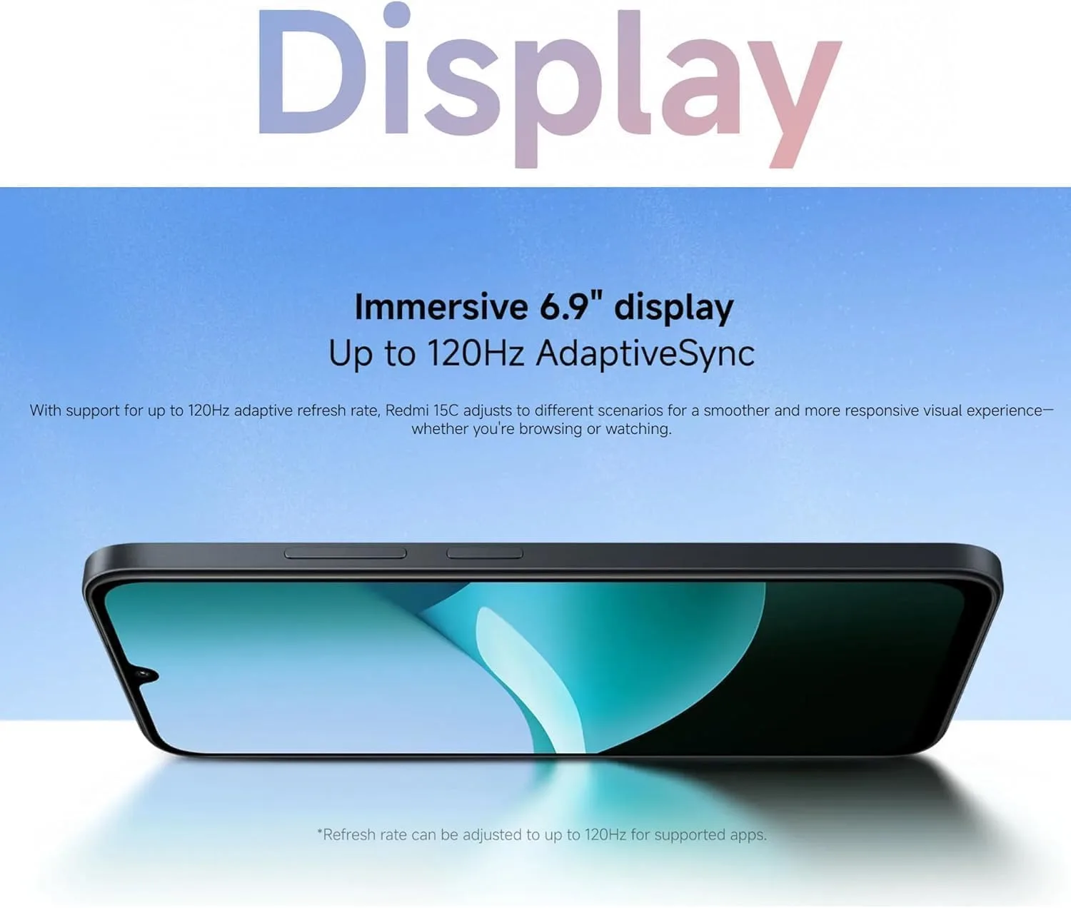 Redmi 15C 4G – 8GB RAM, 256GB Storage, 6000mAh Battery, 120Hz 6.9″ Display - Image 5