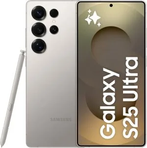 Samsung Galaxy S25 Ultra AI Phone - 12GB RAM, 512GB Storage, 200MP Camera, S Pen, Titanium Gray