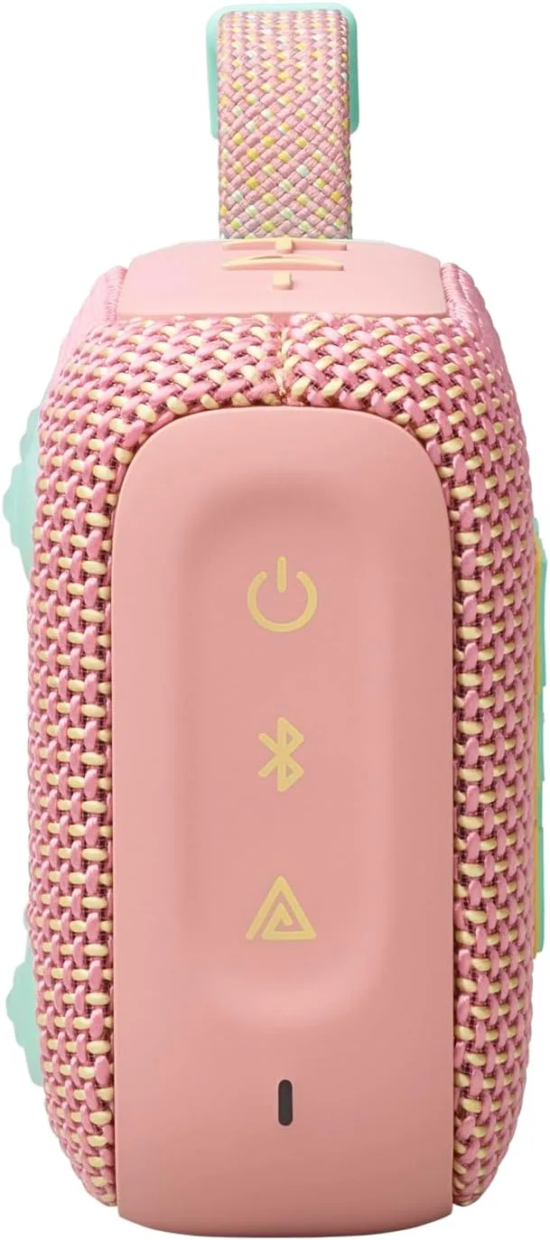 JBL GO 4 Portable Bluetooth Speaker JBLGO4PINK with AURACAST, 15H Playtime, Powerful Sound - Image 2