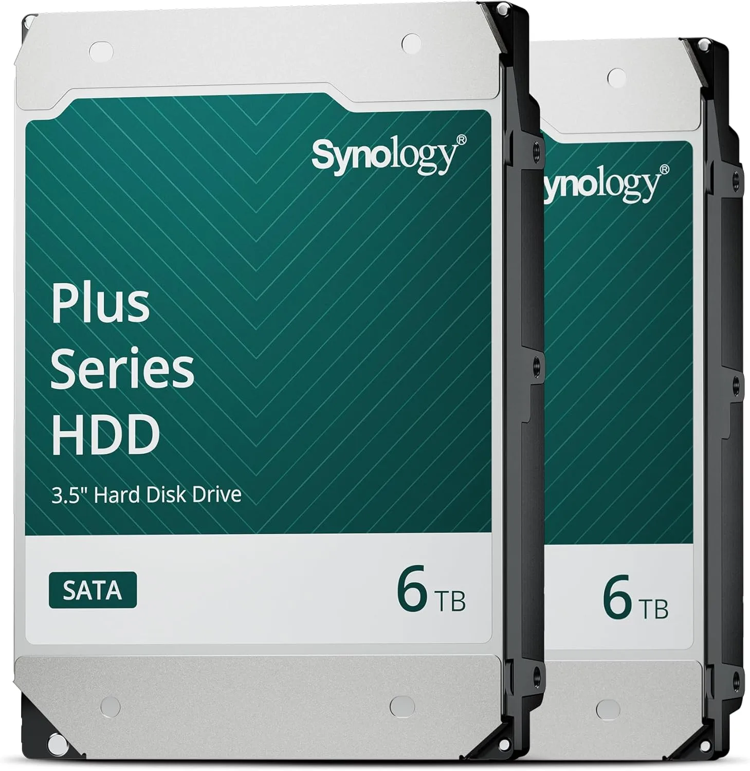 Synology DS225+ 2-Bay DiskStation NAS with Intel Celeron J4125 4-Core 2.0 GHz, 2GB DDR4 RAM, 2xRJ-45 1GbE LAN Ports - 12TB Bundle with 2x HAT3300-6T - Image 2