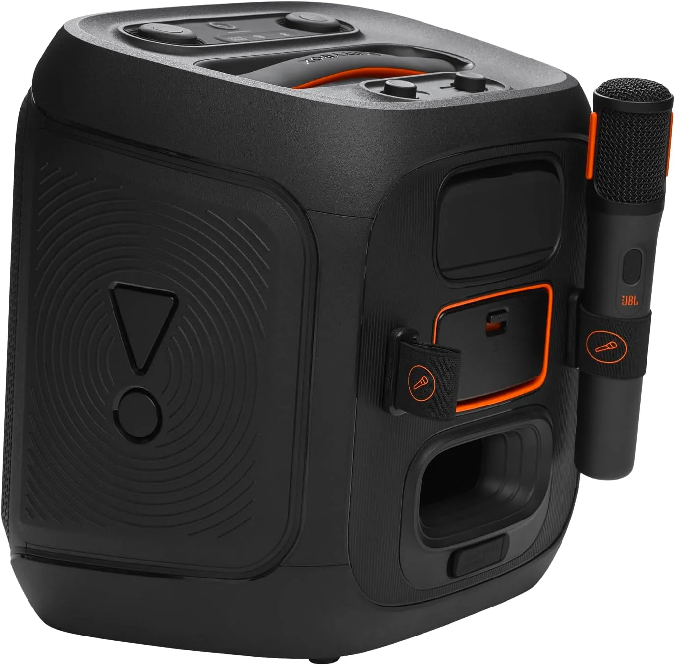 JBL PartyBox Encore 2 Portable Bluetooth Speaker JBLPBENCORE2UK with Wireless Mic, AI Boost, 15H Battery, Dynamic Lights, Auracast, Karaoke & Guitar Input, IPX4 Splashproof - Image 3