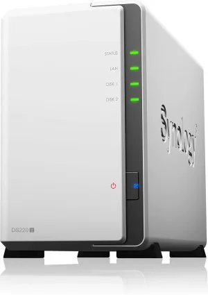 Synology DS220j NAS Server - 2-Bay, Ideal for Home and Personal Use
