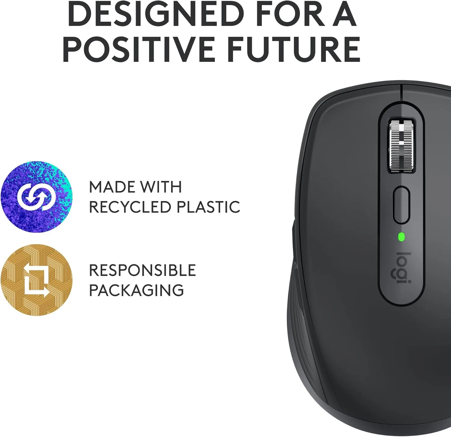 Logitech MX Anywhere 3S Wireless Mouse with 8K DPI, USB-C, Bluetooth, Programmable Buttons - Image 10