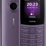 Nokia 110 4G DS Purple Feature Phone with 4G Connectivity