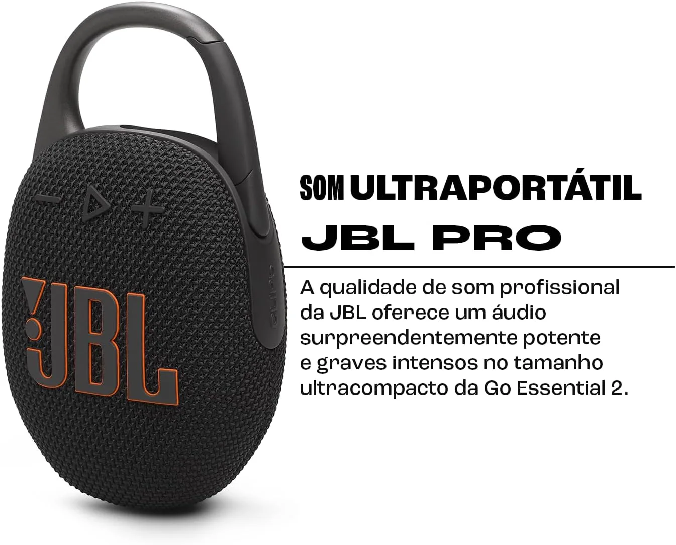 JBL Clip 5 Waterproof Bluetooth Speaker JBLCLIP5BLK - Ultra-Portable, 12H Playtime, AURACAST - Image 2
