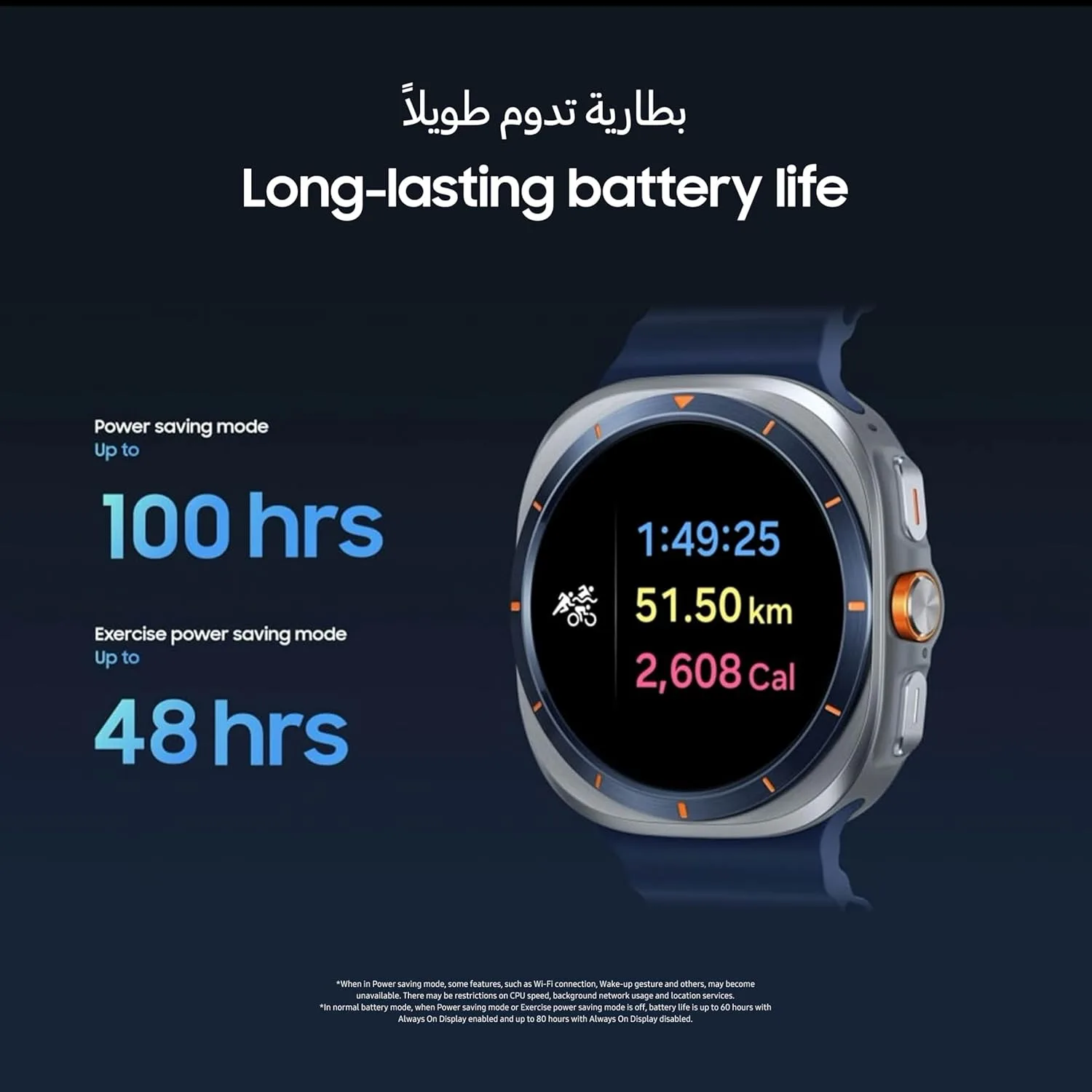 Samsung Galaxy Watch Ultra (Africa Version) - LTE, 47mm Titanium Blue, Durable Titanium Casing, AI Health Monitoring - Image 5