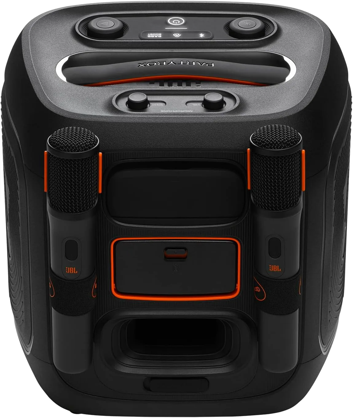 JBL PartyBox Encore 2 Portable Bluetooth Speaker JBLPBENCORE2UK with Wireless Mic, AI Boost, 15H Battery, Dynamic Lights, Auracast, Karaoke & Guitar Input, IPX4 Splashproof - Image 8