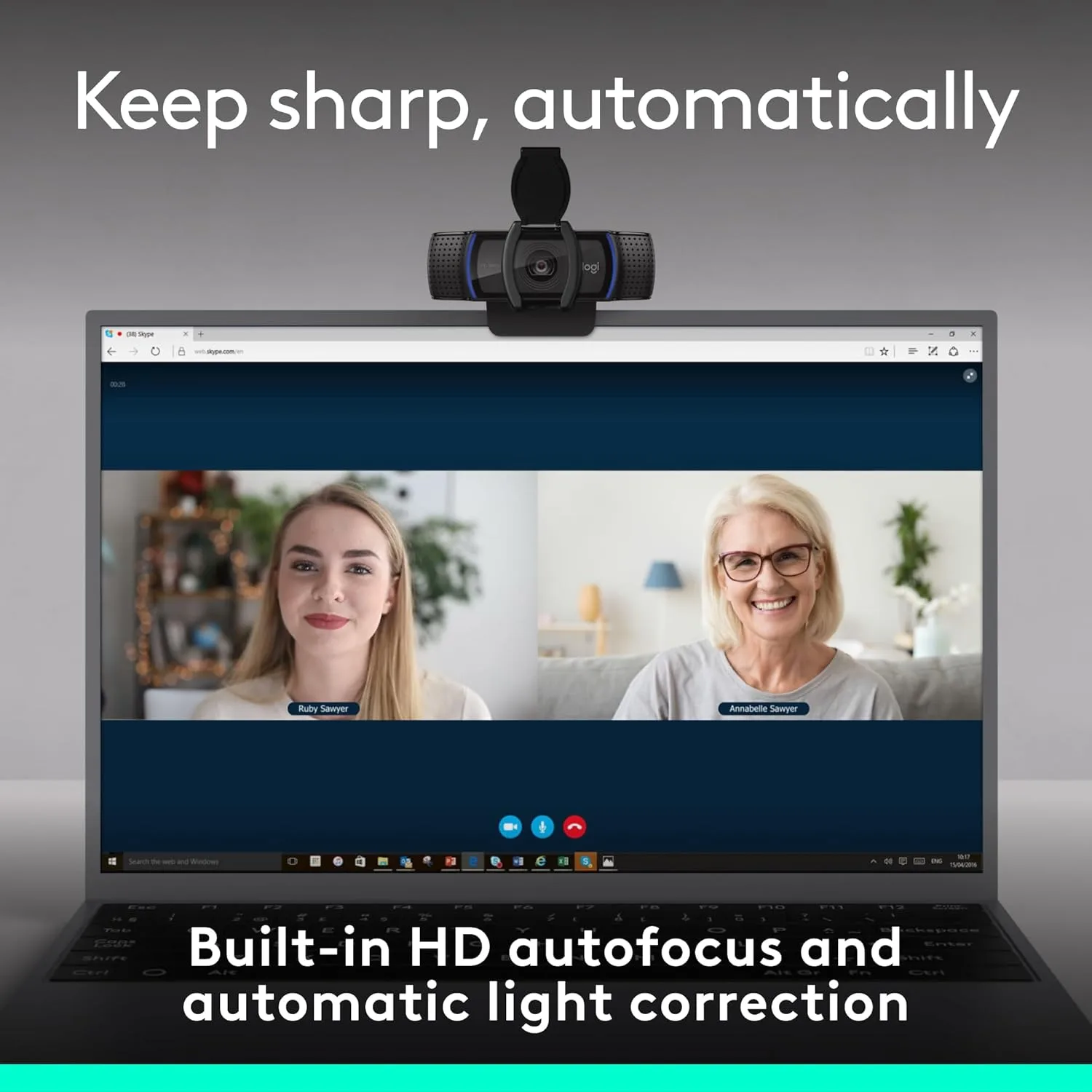 Logitech C920e HD Webcam - 1080p, Mic-Disabled, Certified for Zoom & Microsoft Teams, TAA Compliant - Image 4