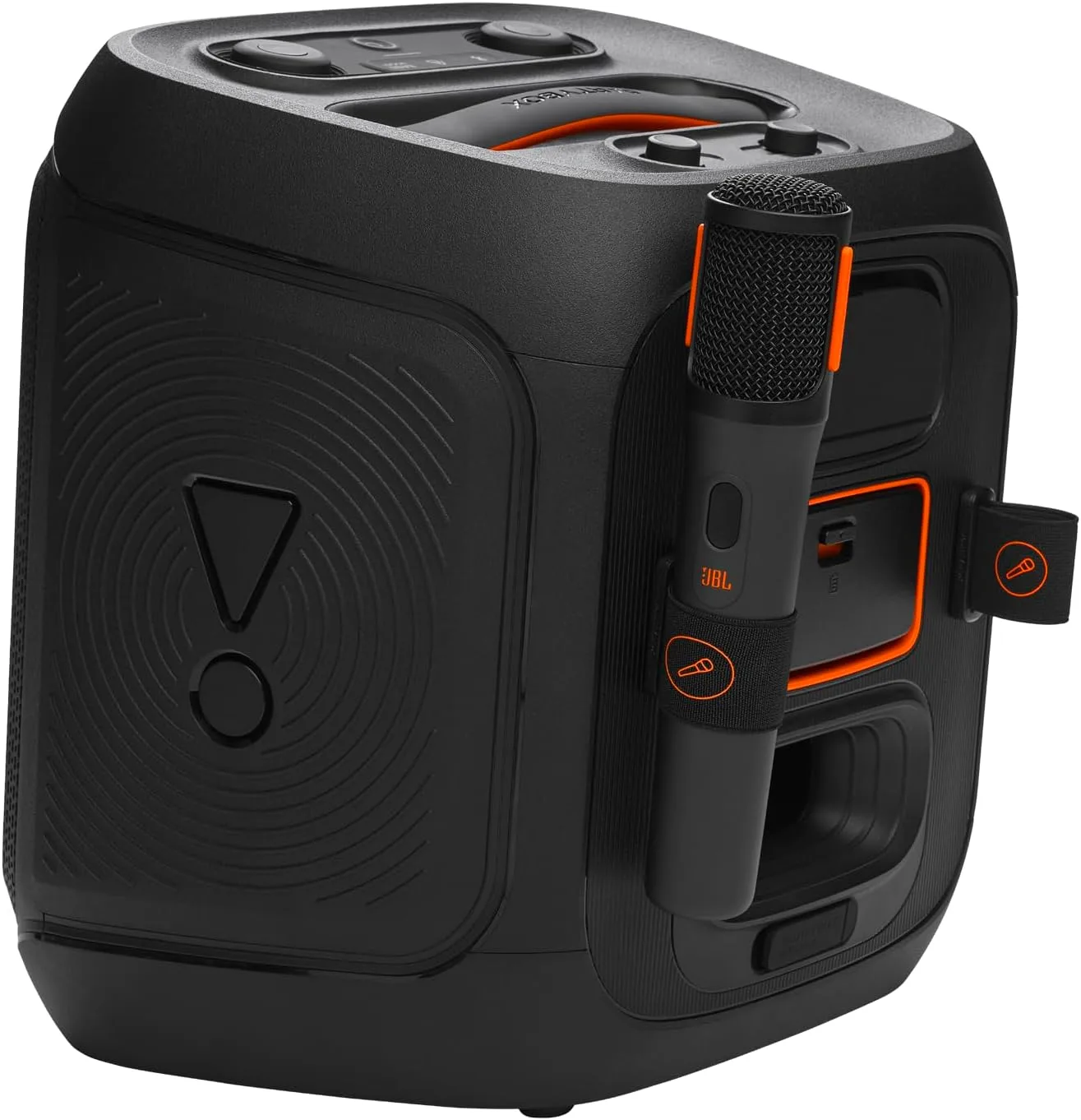 JBL PartyBox Encore 2 Portable Bluetooth Speaker JBLPBENCORE2UK with Wireless Mic, AI Boost, 15H Battery, Dynamic Lights, Auracast, Karaoke & Guitar Input, IPX4 Splashproof - Image 7
