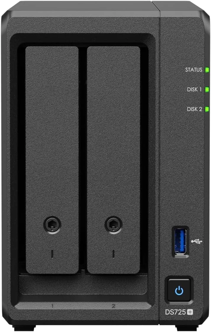 Synology DS725+ 2-Bay NAS Kit with Ryzen CPU, 4 GB RAM, 2.5GbE NIC - Image 9