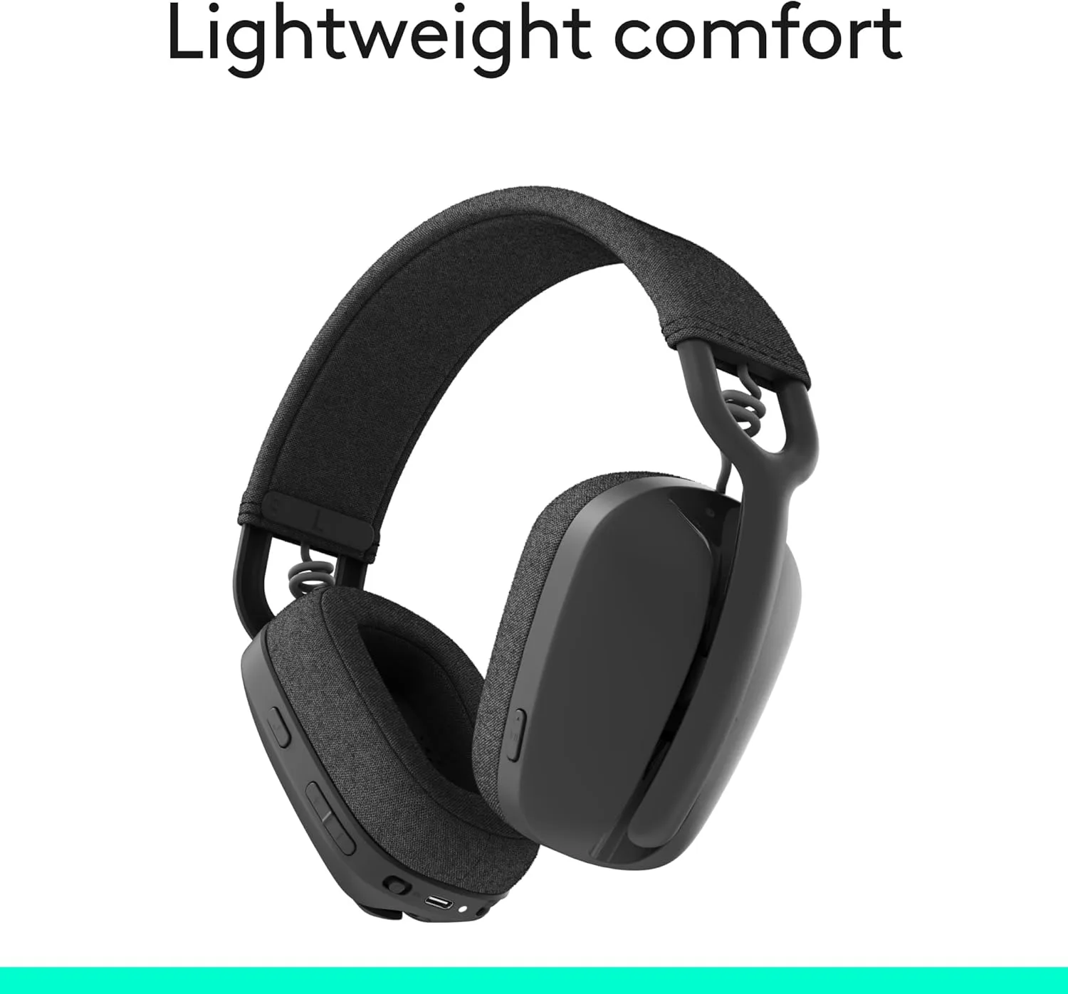 Logitech Zone Vibe 100 Wireless Over-Ear Headphones with Noise-Cancelling Mic, Multipoint Bluetooth - Image 7