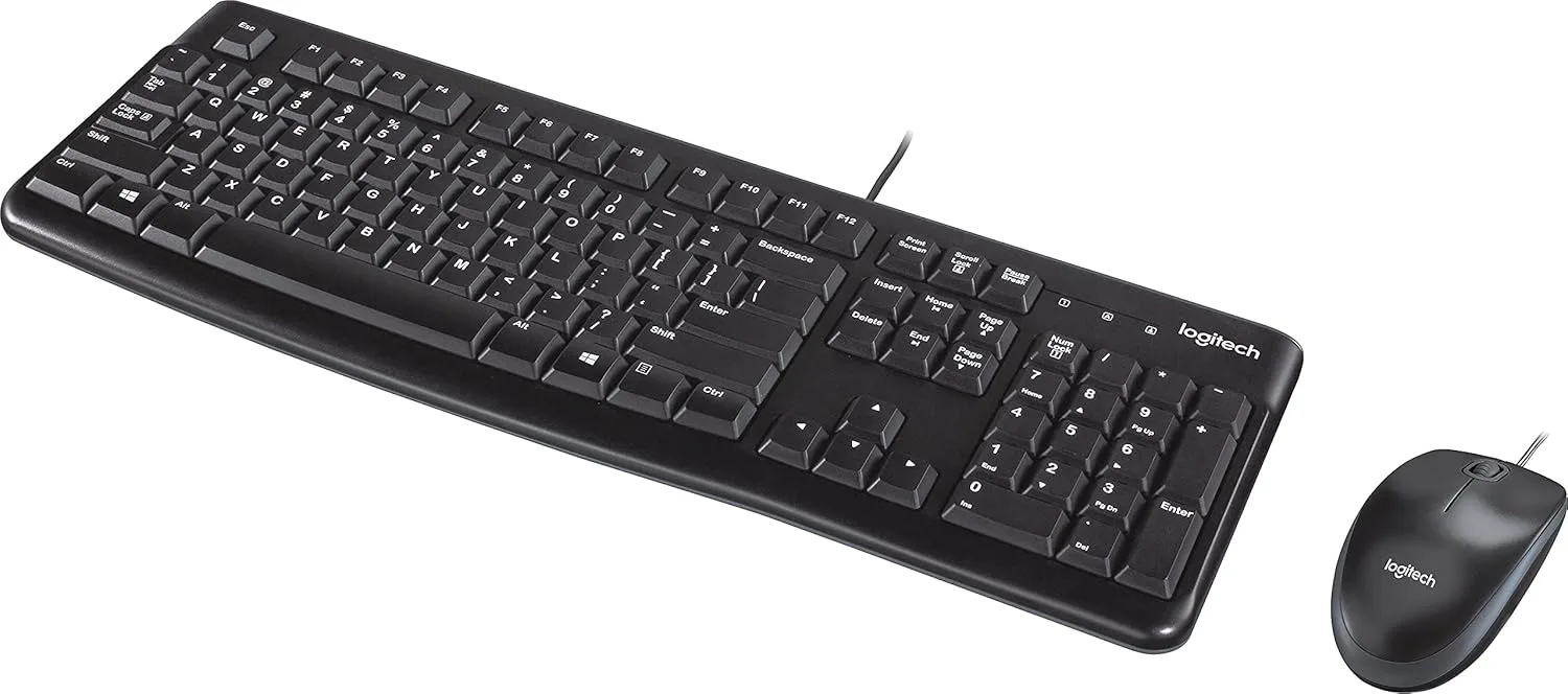 Logitech MK120 920002565 Wired Desktop Set with Keyboard and Mouse - Image 2