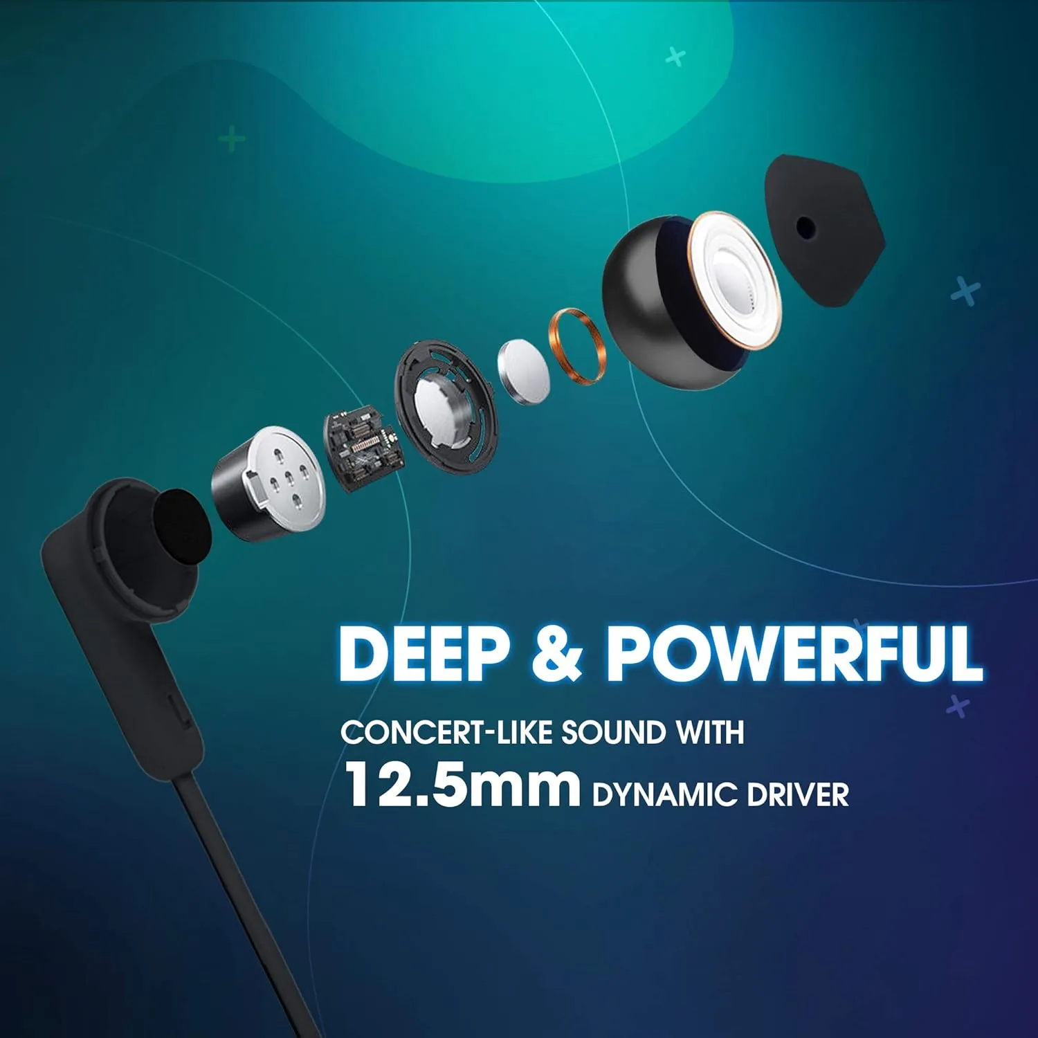 JBL TUNE 215BT Wireless Earbuds with Bluetooth 5.0, Built-in Microphone, 16-Hour Battery Life - Image 2