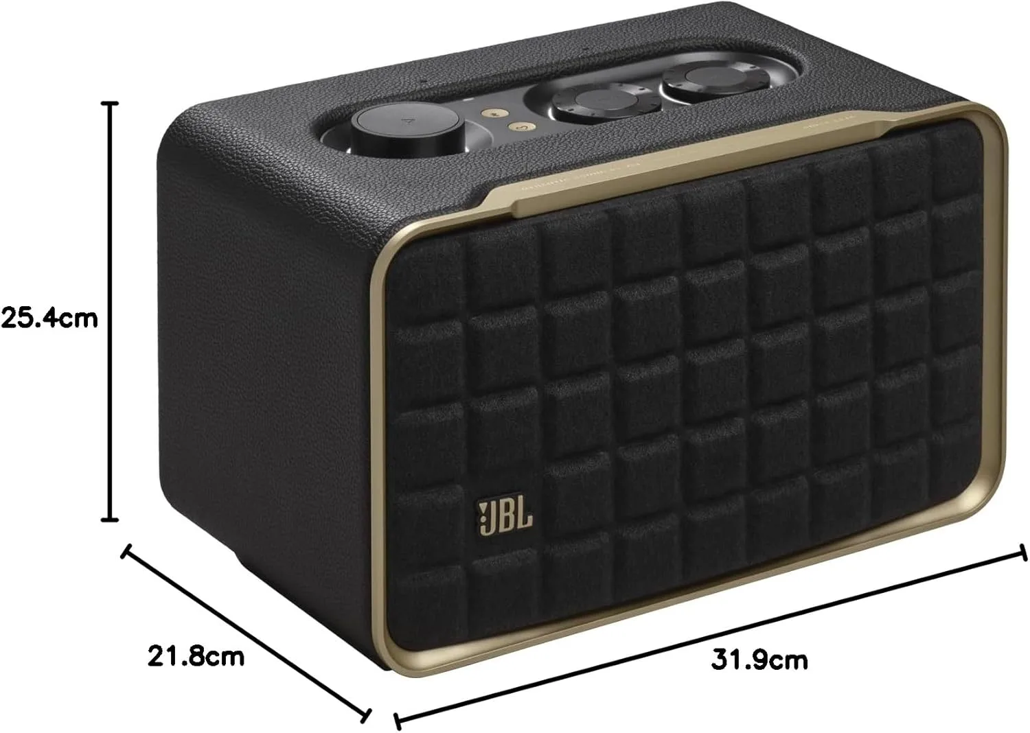 JBL Authentics 200 JBLAUTH200BLKUK - Retro Smart Bluetooth Speaker with Wi-Fi, Voice Assistant, and Powerful Sound - Image 14
