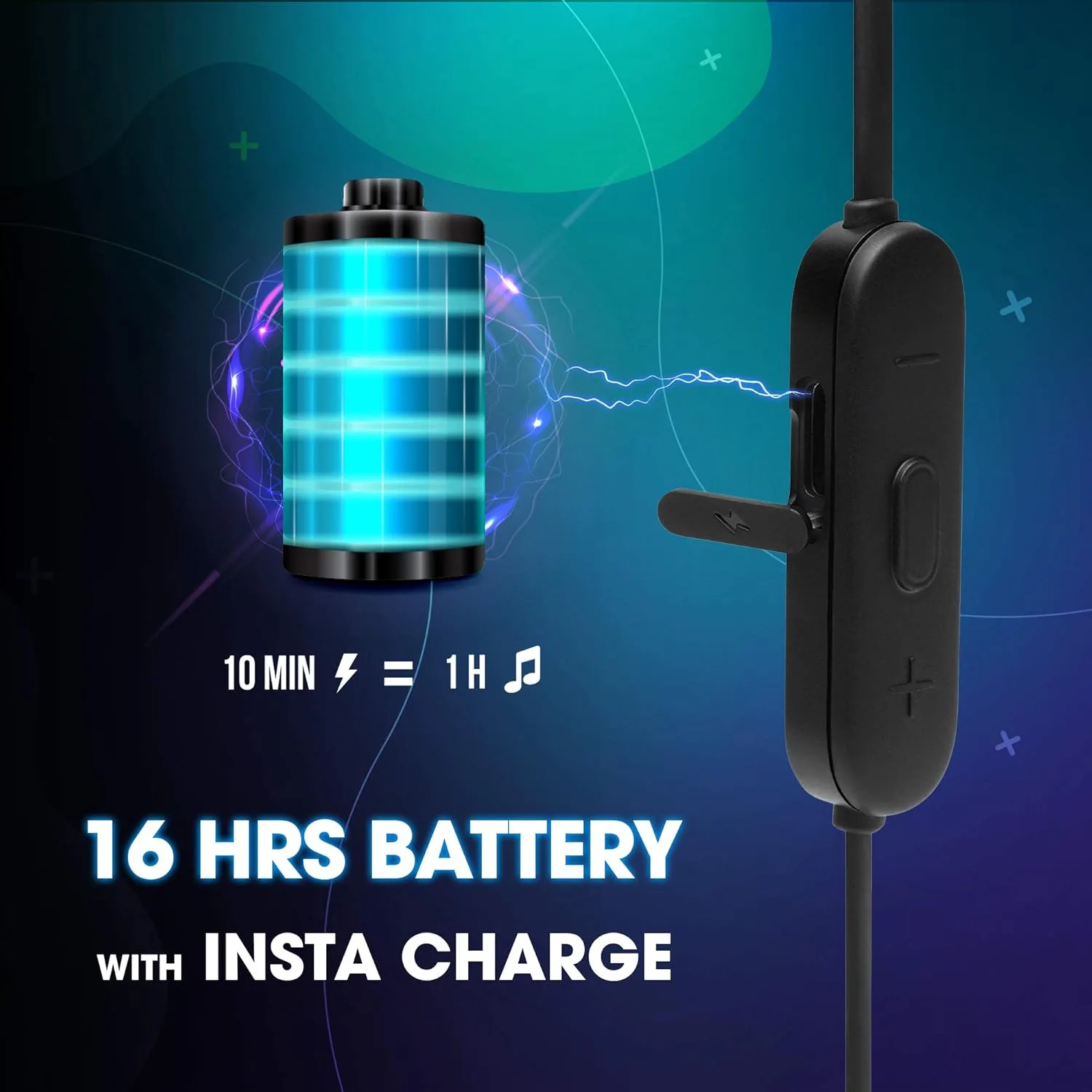 JBL TUNE 215BT Wireless Earbuds with Bluetooth 5.0, Built-in Microphone, 16-Hour Battery Life - Image 3