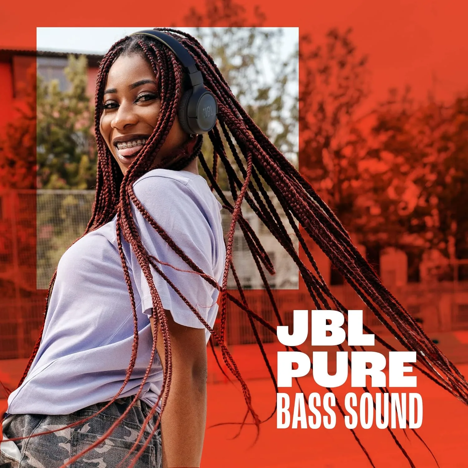 JBL Tune 520BT Wireless On-Ear Headphones with Pure Bass, 57H Battery Life, Speed Charge - Model JBLT520BTBLKEU - Image 8