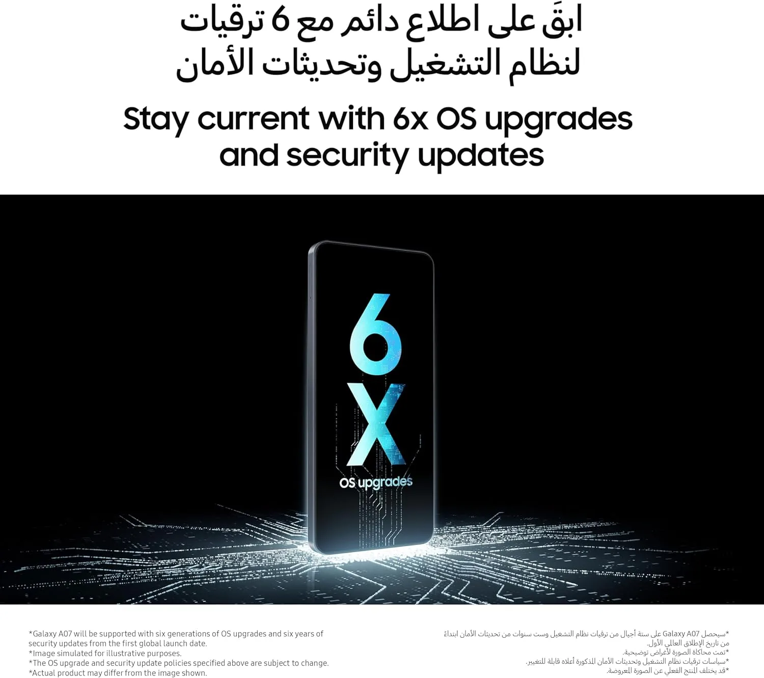 Samsung Galaxy A07 LTE Smartphone – 4GB RAM, 128GB Storage, 6nm Processor, Black - Image 7