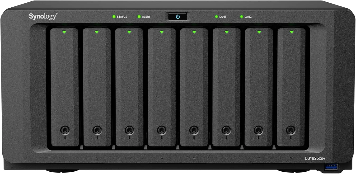 Synology DiskStation DS1825+ 8-Bay NAS with AMD Ryzen CPU, 4GB RAM, Diskless - Image 9