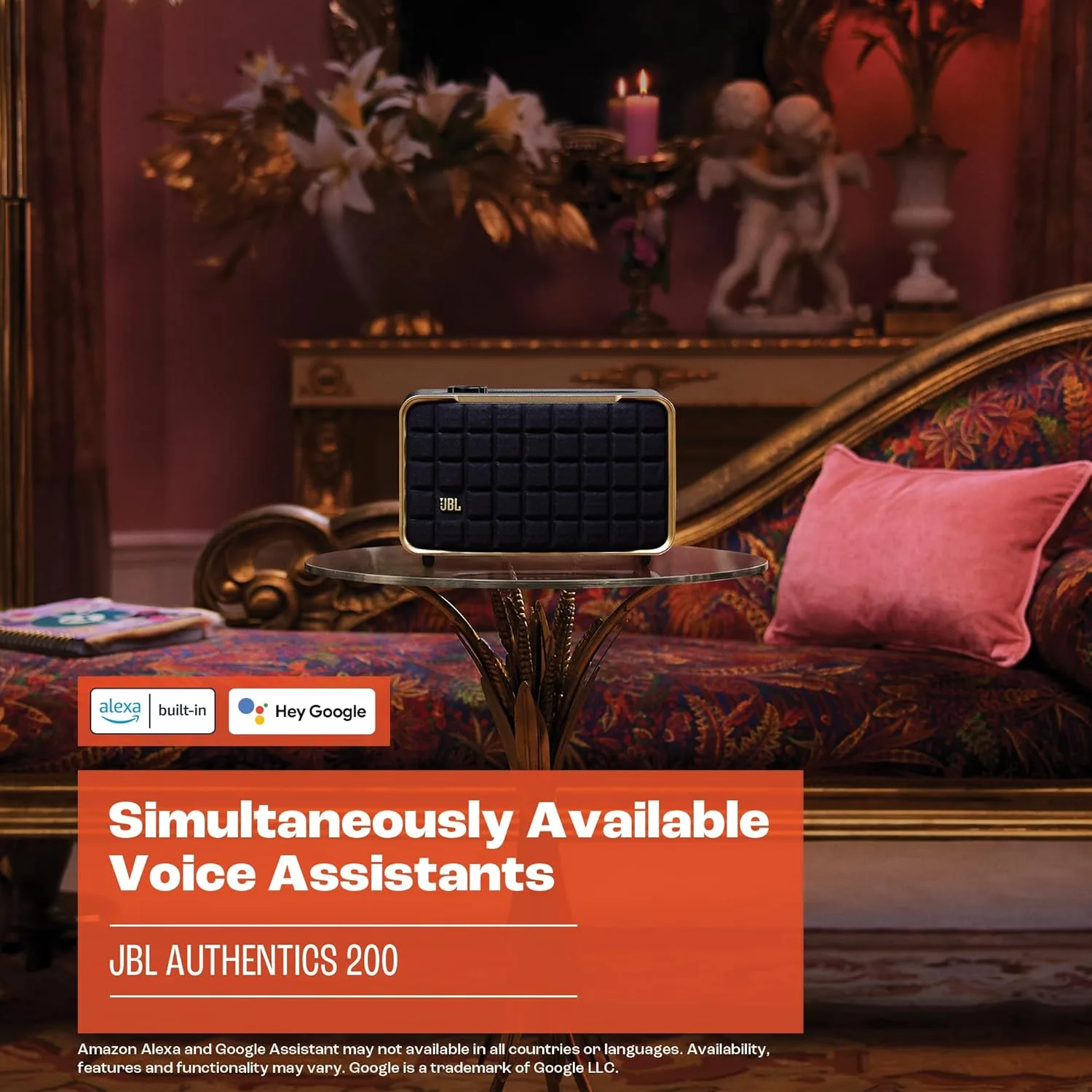 JBL Authentics 200 JBLAUTH200BLKUK - Retro Smart Bluetooth Speaker with Wi-Fi, Voice Assistant, and Powerful Sound - Image 11
