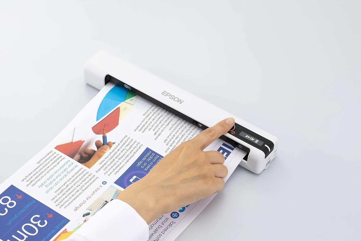 Epson WorkForce DS-80W Wi-Fi Mobile Business Scanner - Image 7