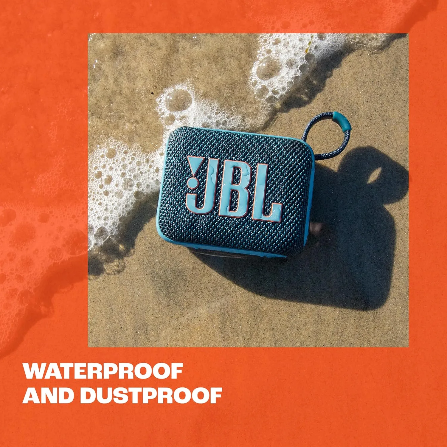 JBL GO 4 Bluetooth Speaker JBLGO4BLU - Portable, 15H Playtime, Powerful Sound, AURACAST Technology - Image 4
